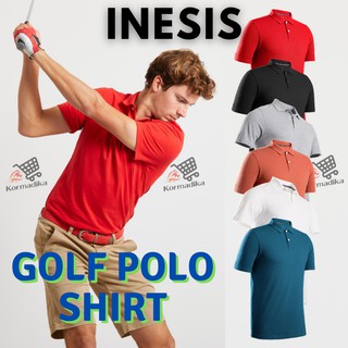 เสื้อโปโล เสื้อตีกอล์ฟ เสื้อโปโลแขนสั้นผู้ชาย เสื้อแขนสั้น INESIS Mens Golf Short Sleeve Polo Shirt เสื้อโปโลตีกอล์ฟ