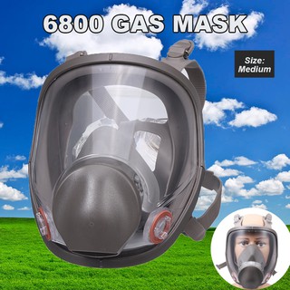 Wonder♤ Reusable 6800 Full Face Gas Mask Spraying Painting Respirator Mask Silicone Facepiece