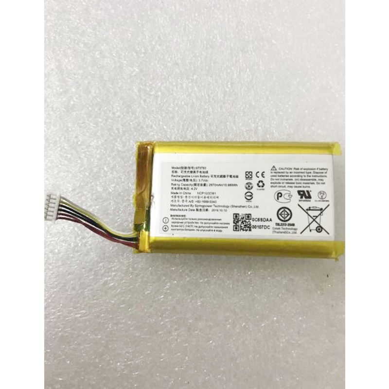 3.7V new original  battery For 973760 3.7V 2970mAh 1ICP10/37/61