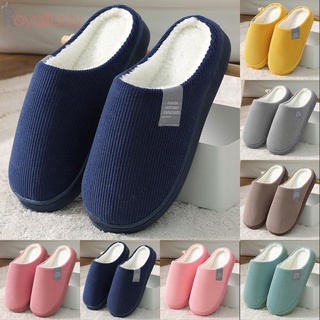 Slippers Warm Women Home Indoor Men Plush Slipper Unisex Winter Anti-Skid