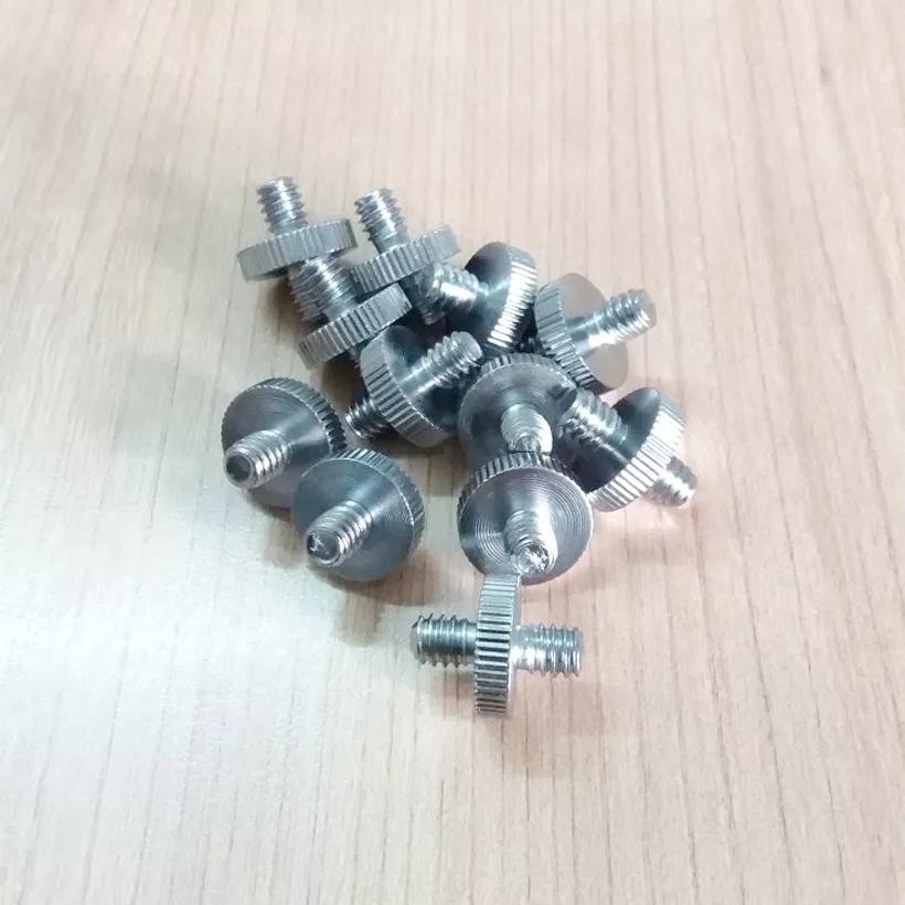 1/4 inch male to 1/4 inch male Threaded adapter for camera frame / shoulder / stand / studio socket / lighting equipment