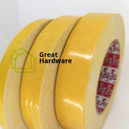 ลีโอเทปติดพรม12มิลยาว25ม.1ม้วน เนื้อเทปสีขาวมีสองหน้าติดเสื่อน้ำมัน ติดพรหมและวัสดุอื่นๆ - รูปที่ 6