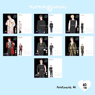 Postcard ARMY Season greeting BLACK by mommyjiminn