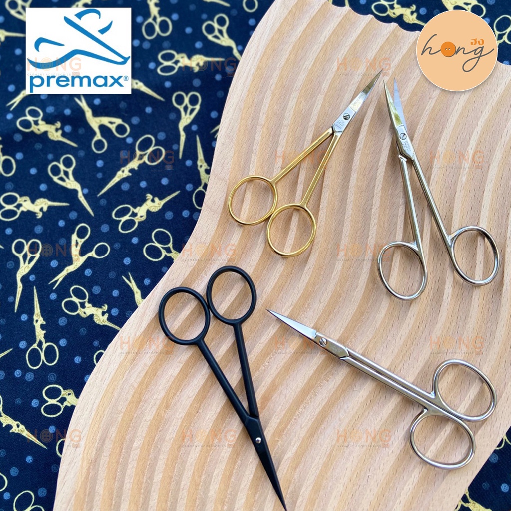 ☑️กรรไกร Premax Scissors ปากโค้ง,ปากตรง Made in Italy 🇮🇹 [พร้อมส่งในไทย]