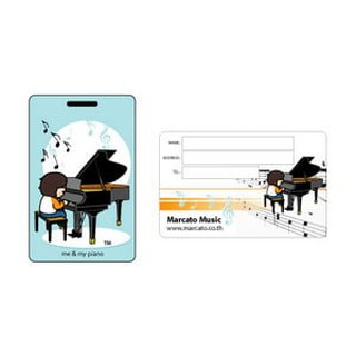 Marcato Music Name Tag Piano ป้ายชื่อ เปียโน