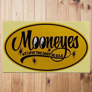 Mooneyes สติกเกอร์ ลาย We Love The Good OL USA สําหรับติดตกแต่ง