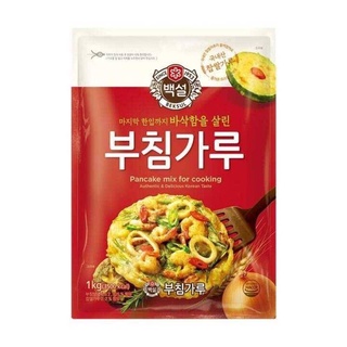 แป้งชุปแป้งทอดแพนเค้กเกาหลี, พาจอน, Korean Pancake Mix มีขนาด 500g., 1 kg. ยี่ห้อ CJ