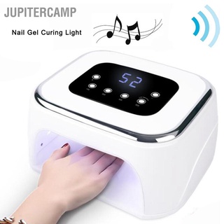 Jupitercamp Uv Led 80W เครื่องเป่าเล็บเจล โคมไฟแห้งเร็ว บลูทูธ ไฟบ่ม 100~240V