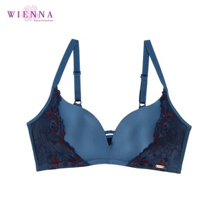 WIENNA เสื้อชั้นใน Collection 5 Years  Yonger DB26405  สีเนื้อ สีน้ำเงิน สีแดง Rose Lily