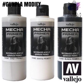 VALLEJO Mecha Primer รองพื้นอะคริลิคสูตรน้ำ 200 ml