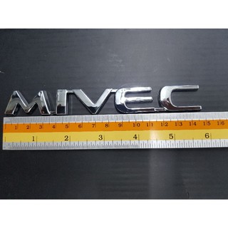 Logo Mivec ของรถ Mitsubishi 15cm งานพลาสติก