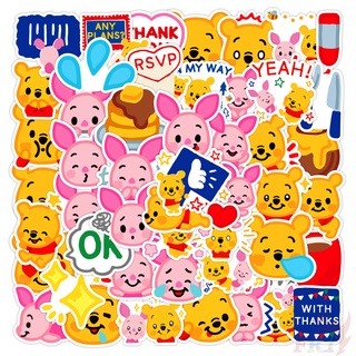 ❉ Pooh Bear Series 06 - Q Baby Styles สติ๊กเกอร์ ❉ 50Pcs/Set Disney Cartoon DIY Luggage Laptop Skateboard Doodle Decals สติ๊กเกอร์