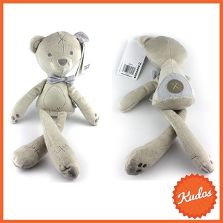 KUDOSTH  🐻mamas&amp;papas  ตุ๊กตาหมีเน่า โบว์แดง โบว์เทา โบว์ฟ้า ขนาด 36-40 ซม. (แล้วแต่รุ่น)