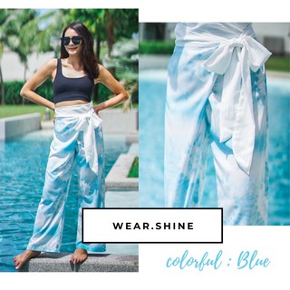 กางเกงขายาว Wear.shine รุ่น Colorful สี Blue Tie dry