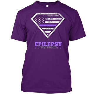 ขายดี เสื้อยืด พิมพ์ลายสโลแกน Epilepsy Superhero S-4 MDenop35CDcndo96 สไตล์คลาสสิก สําหรับผู้ชายS-5XL