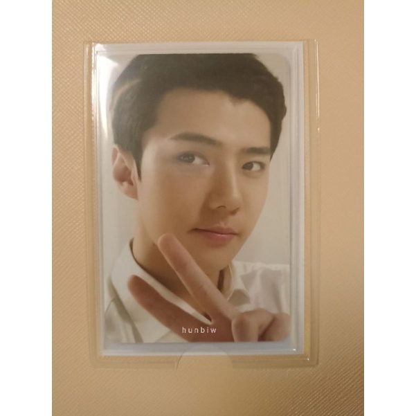 WTT Photocard Elyxion dot live sehun to suho/baekhyun