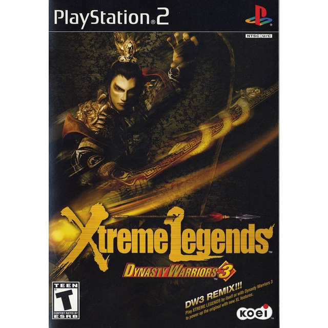 Dynasty Warriors 3: Xtreme Legends แผ่นเกมส์ ps2