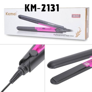 KM213  เครื่องหนีบผม ปรับความร้อนไม่ได้ เครื่องรีดผม ที่หนีบผม รีดและม้วนลอน **พร้อมส่ง**