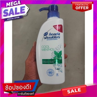 เฮดแอนด์โชว์เดอร์ แชมพู สูตรคูลเมนทอล 410 มล. Head and Shoulders Shampoo Cool Menthol Formula 410 ml.