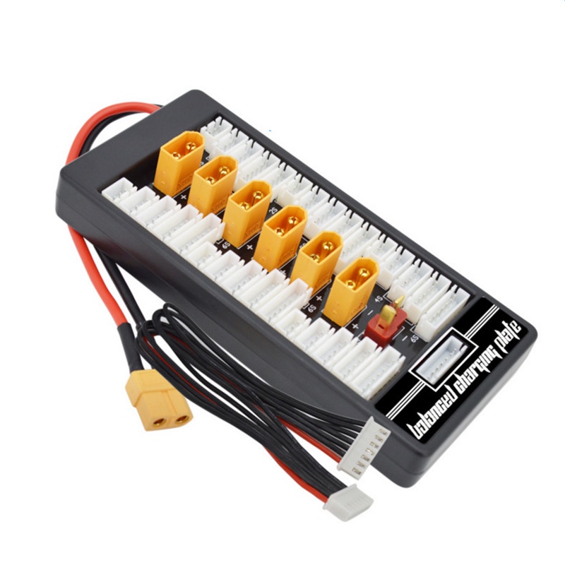 HotRC 2-6S XT60 XT30 T Plug Parallel Lipo Battery Charging Board For ISDT Q6 T6 Lite PL6 pL8 Charger