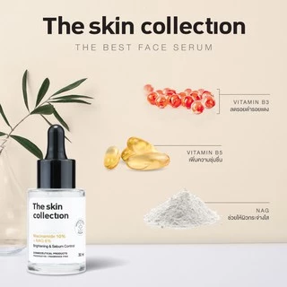 เซรั่มฟื้นฟูผิว จากรอยดำ รอยแดง The Skin Collection Serum Niacinamide10% + NAG8% 30ml