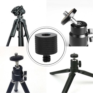 ~DOLLDOLL~Adapter Black Conversion 1/4 To 3/8 Inch Aluminium Alloy Male To Female