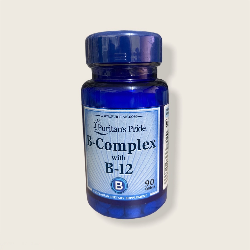 พร้อมส่ง ☄️ Puritan's Pride Vitamin BComplex &amp; Vitamin B12 วิตามิน B-complex และ B-12