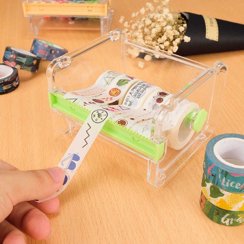 กล่องตัดเทป ที่ตัดเทป masking tape ต่อกันได้ค่า วาชิเทป