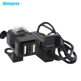 Abongsea ซ็อกเก็ตชาร์จ Usb 12V กันน้ํา พร้อมสวิตช์ และเมาท์