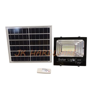 สปอตไลท์ โซล่าเซลล์ แสงขาว 60 วัตต์  SOLAR Light 60w Day Light