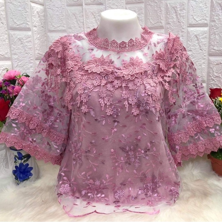 🎀เสื้อลูกไม้➖อก40นิ้ว อก46 🔥ส่งของทุกวันค่ะ