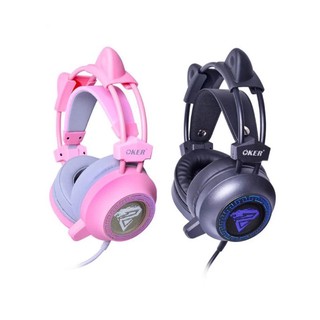 OKER H995 USB 7.1 Gaming Headphone หูฟังเกมมิ่ง หูแมว