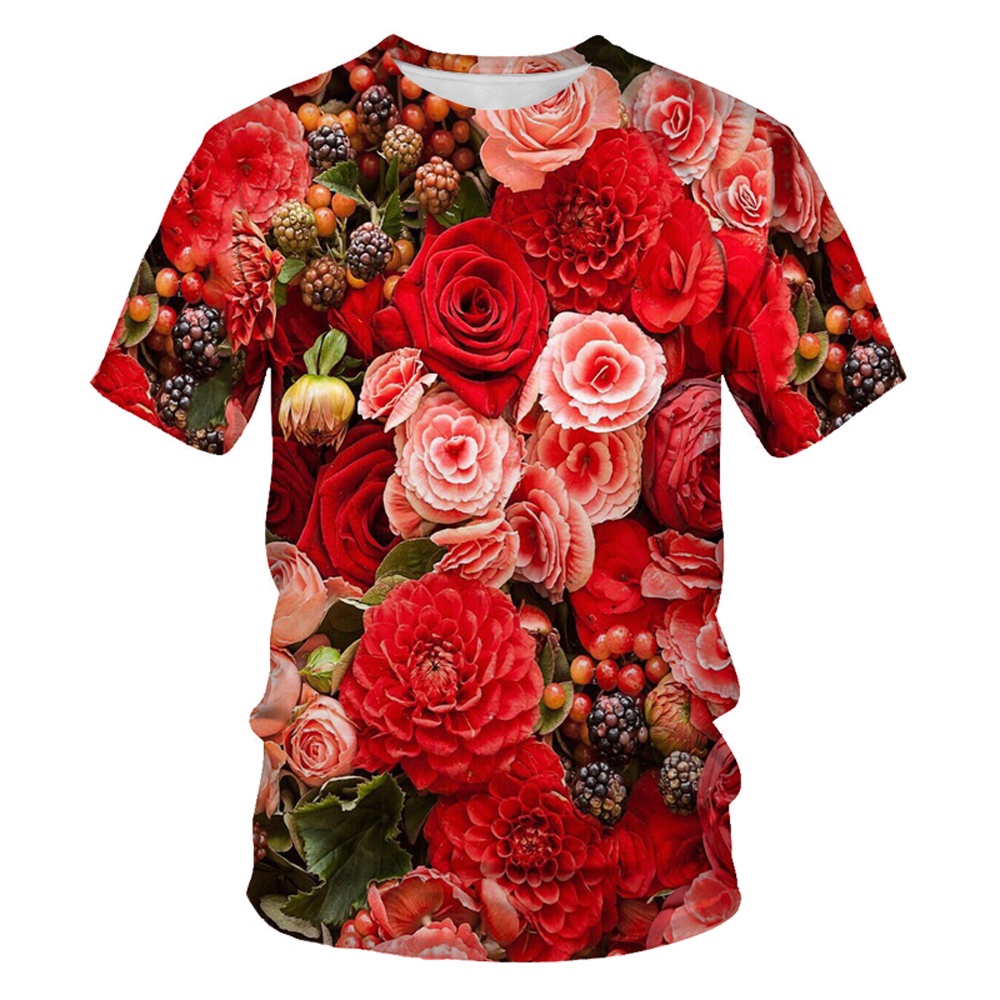 ใหม่ เสื้อยืดแขนสั้น พิมพ์ลายกราฟฟิคผีเสื้อ ดอกไม้ 3D สไตล์ฮิปฮอป แฟชั่นฤดูร้อน สําหรับผู้ชาย