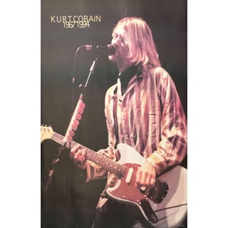 โปสเตอร์ Kurt Cobain โปสเตอร์วงดนตรี โปสเตอร์ติดผนัง โปสเตอร์สวยๆ poster