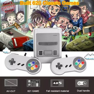 เกมส์ย้อนยุค(สมัยยุค 90) 🎮 8 bit เกมกด 620 Games In 1 Mini SNES TV Super Classic Retro SFC Video Game