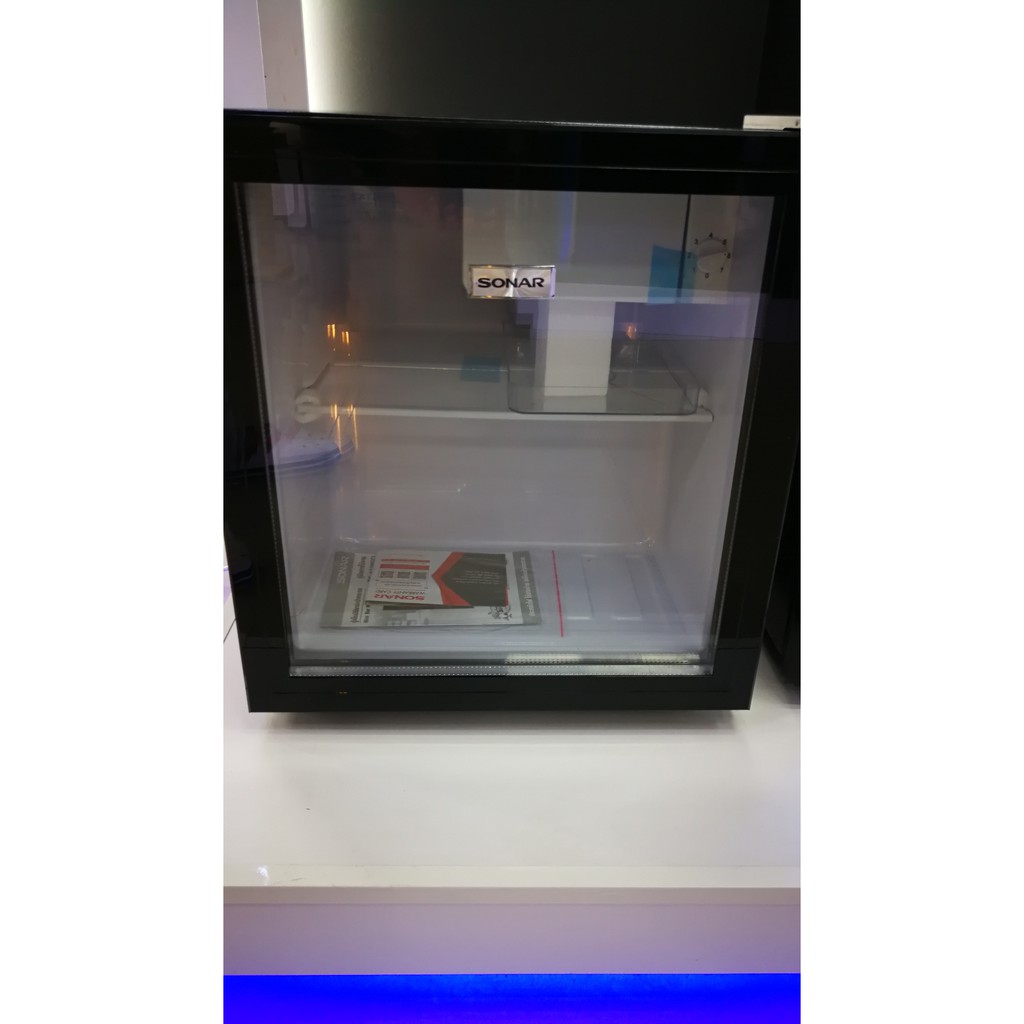 Sonar ตู้เย็น ตู้เย็นมินิบาร์หน้ากระจก2ชั้น 50 ลิตร 1.8 คิว รุ่น RS-A50N(G) รับประกัน 1ปี