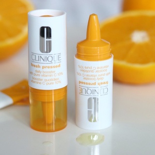 วิตามินซีสกัดเข้มข้น CLINIQUE Fresh Pressed Daily Booster With Pure Vitamin C 10% วิตามินซีสกัดเข้มข้น 8.5ml.