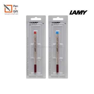 ไส้ปากกา LAMY M63 Rollerball Pen Refill M 0.7 blister PU (แบบมีแพ็กเกจ) - ไส้ปากกาลามี่ โรลเลอร์บอล หมึกน้ำเงิน, หมึกแดง