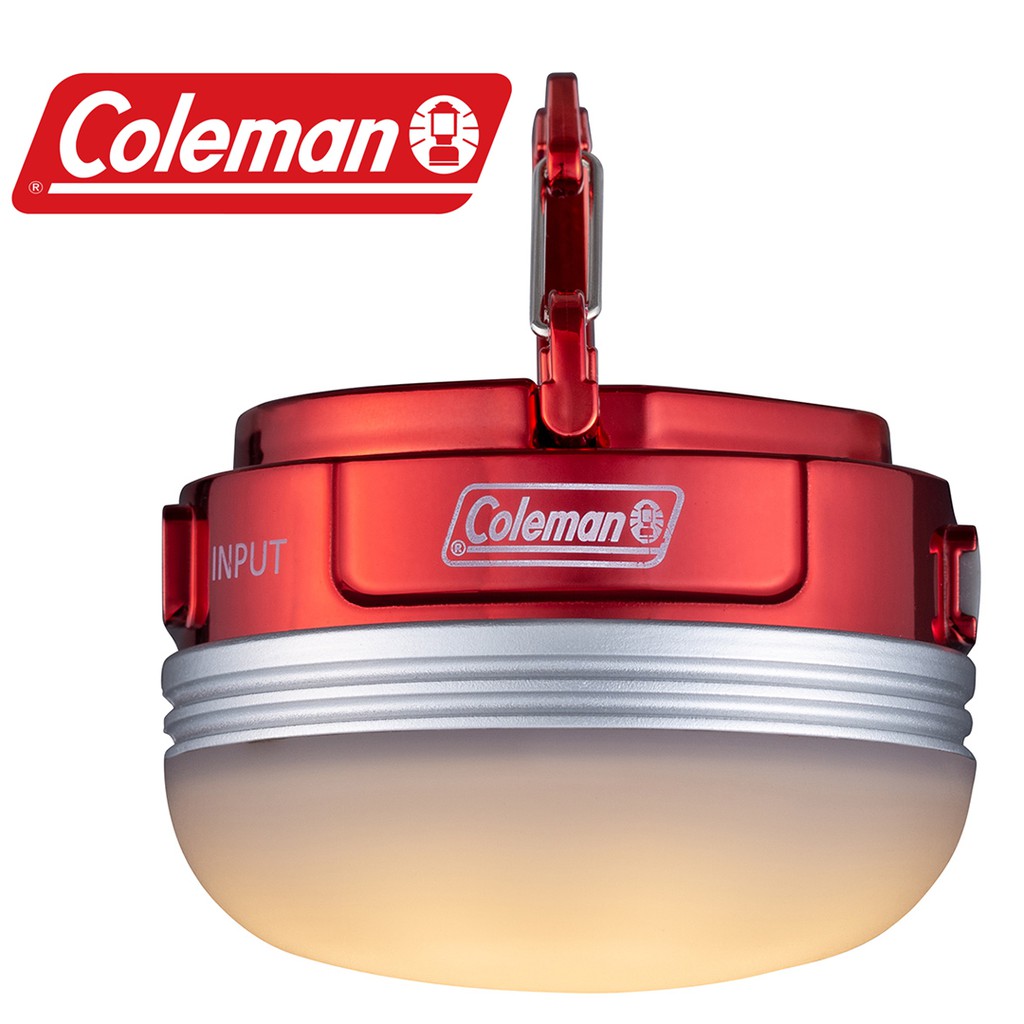 Coleman Hanging E-Light #Red 2000037352 ตะเกียงแคมป์ปิ้ง LED แบบชาร์จเล็กพกพาสะดวก