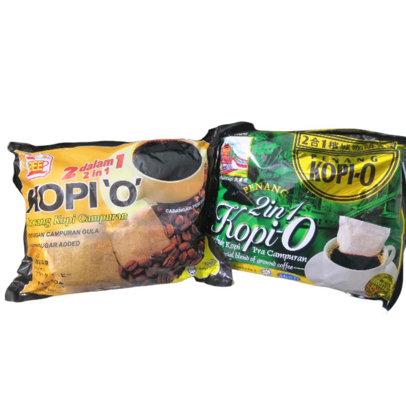 กาแฟดำ​  Kopi​ o​ กาแฟ​ ​2in 1​ กาแฟนำเข้า​ โอเลี้ยง