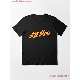 ATL HOE - Yellow &amp; Red On Black Essential T-Shirt เสื้อยืดแขนสั้น overside เสื้อยืดผู้หญิง เสื้อยืดผู้ชาย เสื้อยืดพิมพ์ล