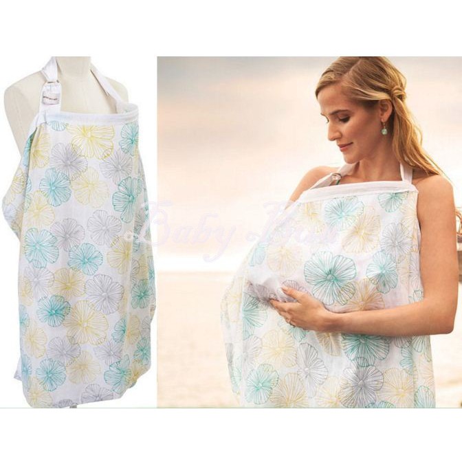 BabyBua ผ้าคลุมให้นม SALE ทำจากผ้าฝ้าย มีโครง ลายเรียบหรู ดูแพง ไม่เต็มตัว แต่ไม่โป๊ ใช้แล้วไม่ร้อน พร้อมส่ง ราคา ถูกที่สุด ดีลบีเคเค แกลเลอรีภาพที่ 7