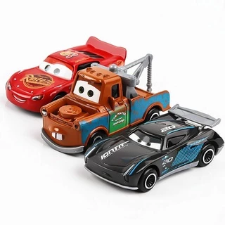 พร้อมส่ง โลหะหล่อ รถ6คัน+รถบรรทุก1คัน รถของเล่น ของเล่นเด็ก Mcqueen Car