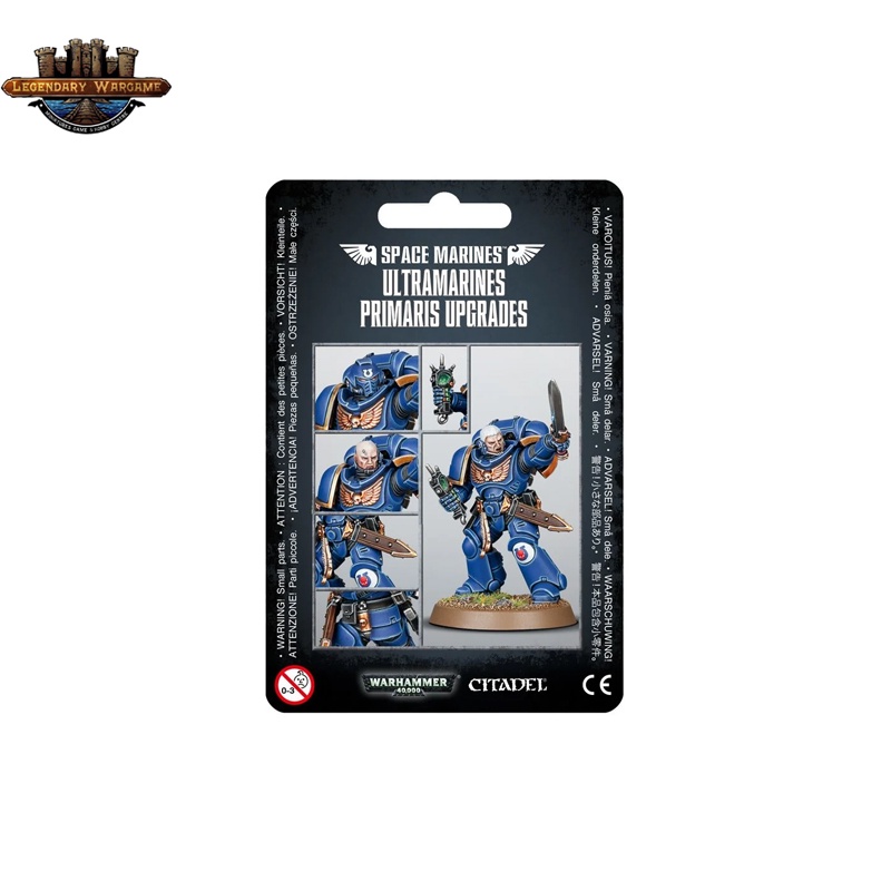 [GW พร้อมส่ง]WARHAMMER 40K:Ultramarines Primaris Upgrades โมเดลเกมจำลอง