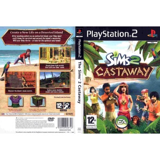 แผ่นเกมส์ PS2 The Sims 2 Castaway   คุณภาพ ส่งไว (DVD)