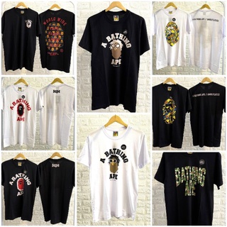 เสื้อยืด BAPE a bathing ape like ori mirror 1: 1 / fulltag Surf skate เสื้อยืด ป้าย