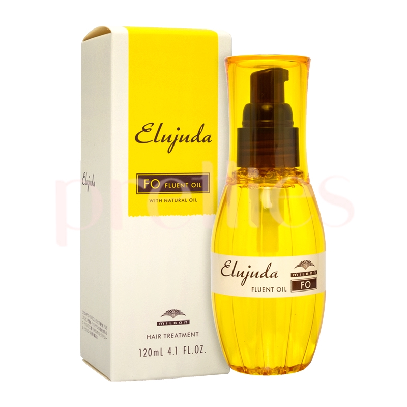 Milbon Elujuda Fluent Oil Hair Treatment 120ml Yellow Fo