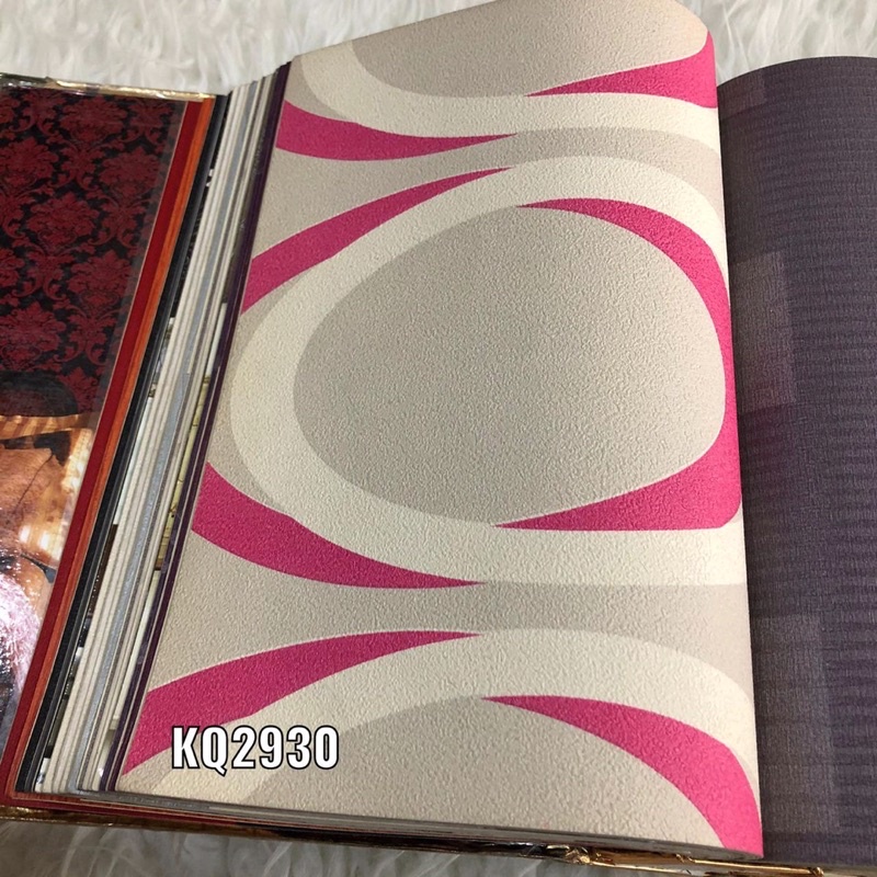 Qeen Minimalist 3D Round Motif Wall Paper