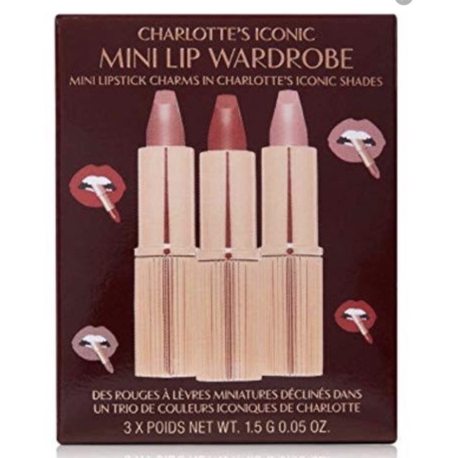 Charlotte Tilbury Mini Lip Wardrobe Lipstick Trio 3x1.5g