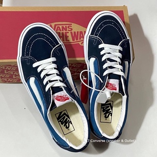 🚩  SK8 LOW COMFYCUSH NAVY สีน้ำเงิน ถ่ายจากงานจริง100% สินค้าพร้อมกล่อง มีเก็บปลายทาง